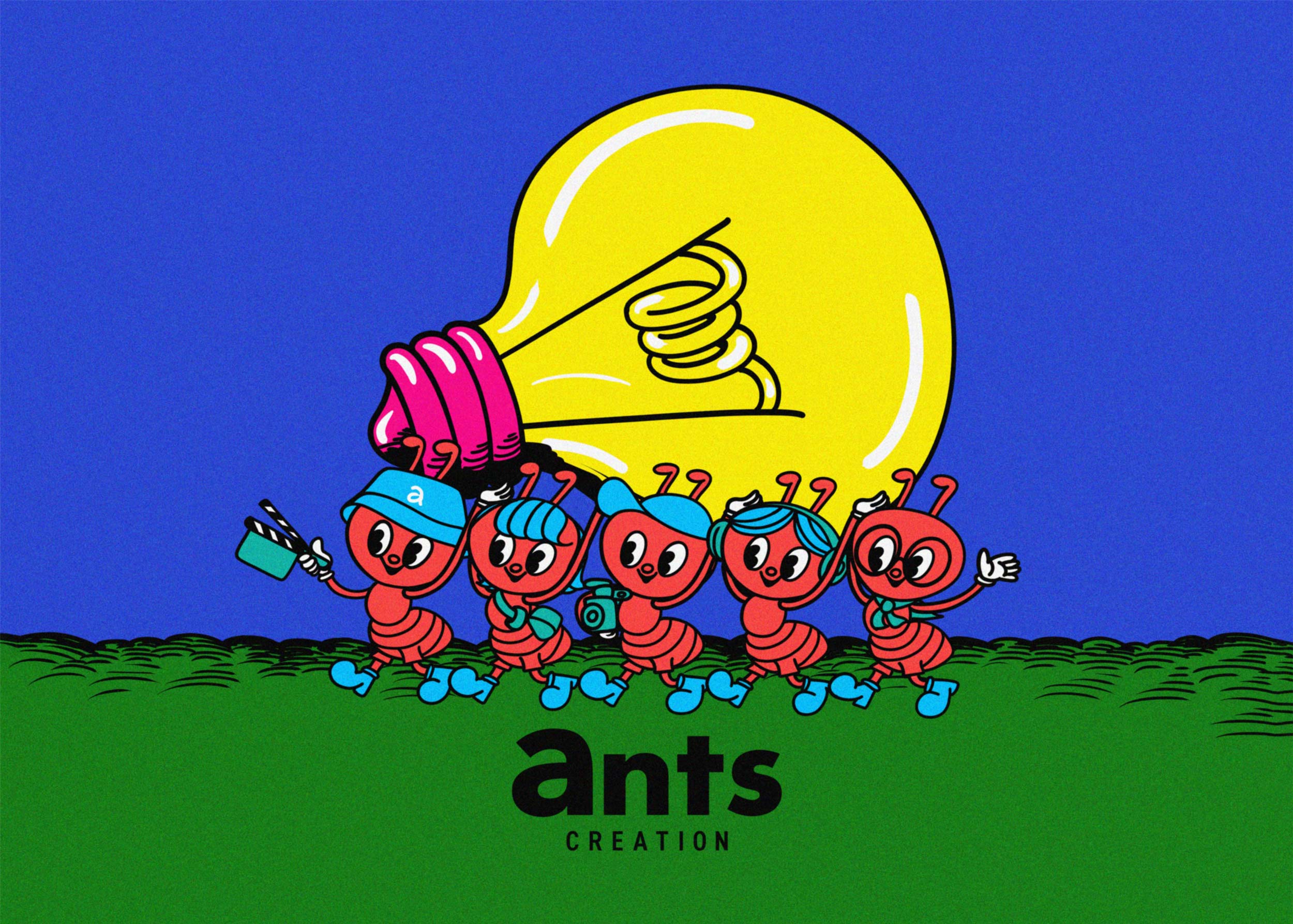 ants Key visual & character design